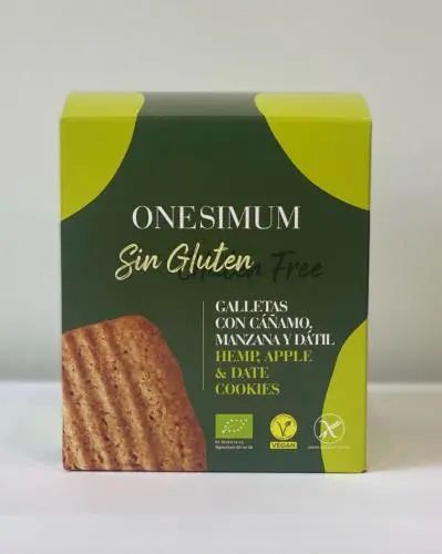 無麩質火麻、蘋果和紅棗餅干