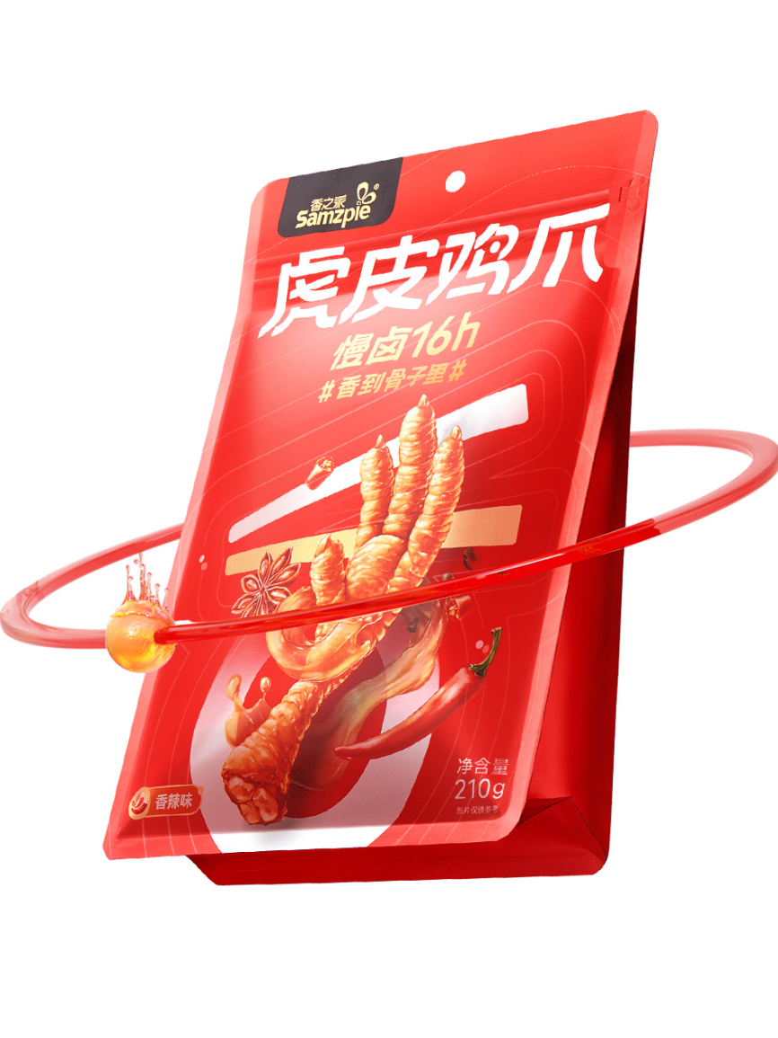 江蘇香之派食品有限公司的虎皮雞爪獨具特色
